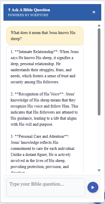 Study Assistant grounded in your church’s teaching